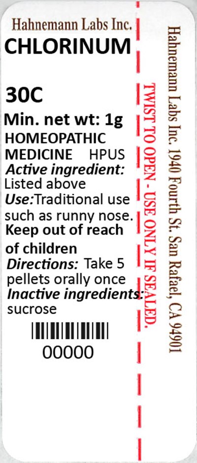 Chlorinum 30C 1g - Chlorinum 30C 1g